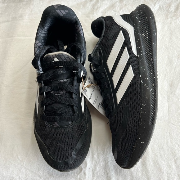 Adidas Fortarun Kids Sneakers Little Kid Size 4.5 Color Black/White - Picture 1 of 9